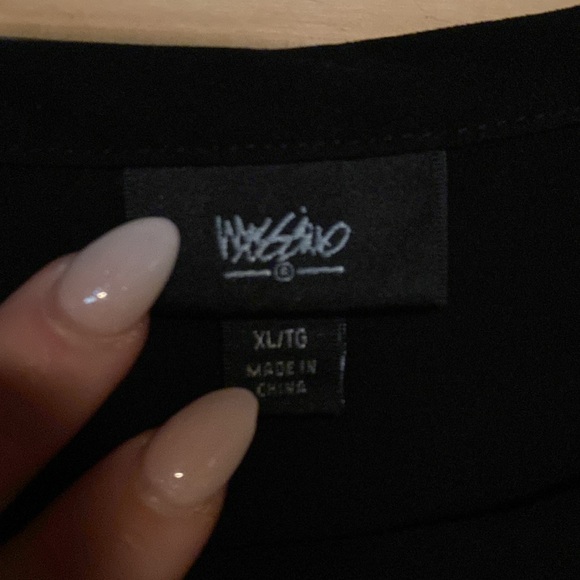 Black Leopard Blouse - Picture 3 of 3